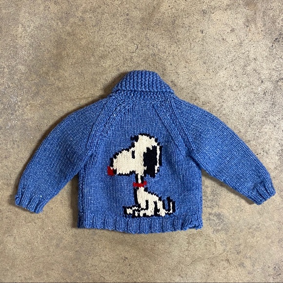 Vintage Other - Vintage 60s Handmade Snoopy Cowichan Jacket Flawed